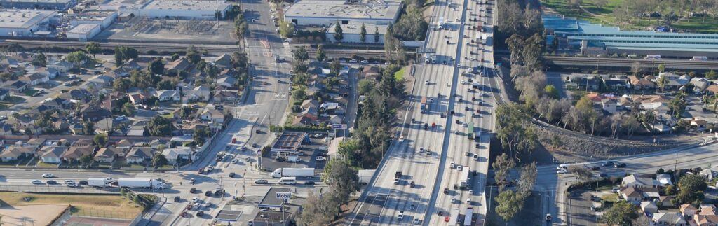 Aerial image of State Route 91