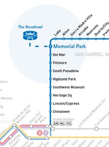 Subway Map Roses Go Metro to the Rose Bowl Stadium – Easy Public Transit Guide