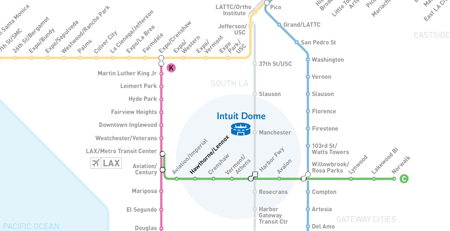 Go Metro to Intuit Dome | Free Shuttle from the K Line - LA Metro